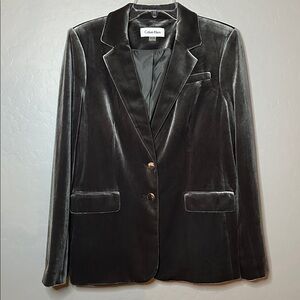 Calvin Klein Velvet Blazer